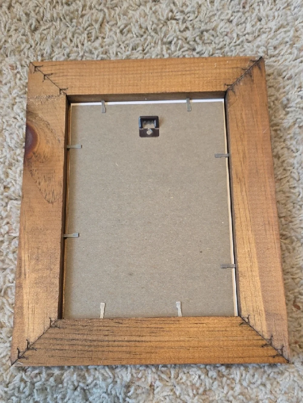 Linda Spivey Rustic Brown Wooden Picture Frame with Birdhouse Art
